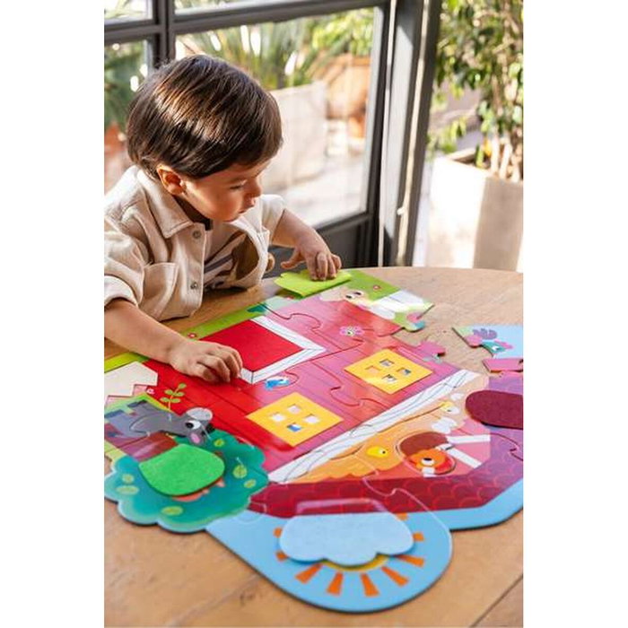 Diset Puzzle Goula XXL Ferme Surprise - 12 pièces