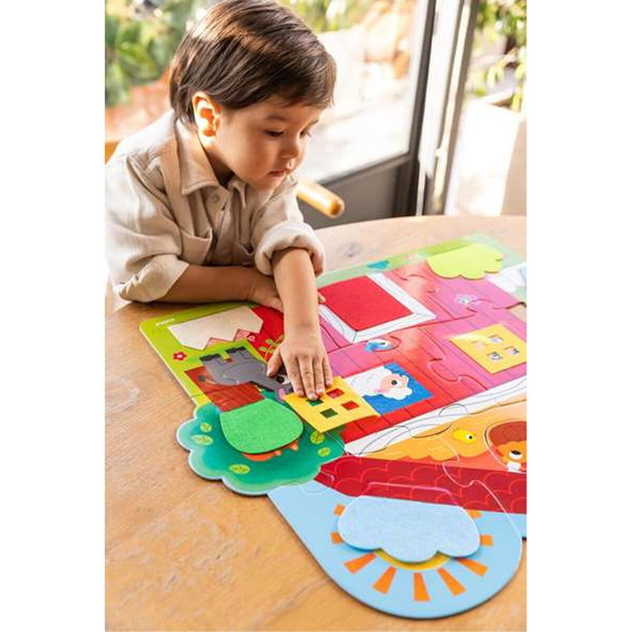 Diset Puzzle Goula XXL Ferme Surprise - 12 pièces