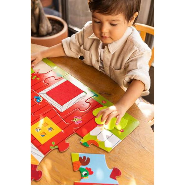 Diset Puzzle Goula XXL Ferme Surprise - 12 pièces