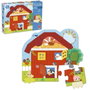 Diset Puzzle Goula XXL Ferme Surprise - 12 pièces
