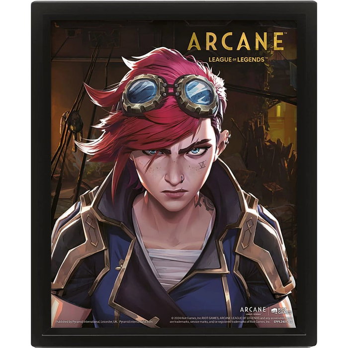 Pyramid International Poster Effet 3D Arcane Jinx-VI League of Legends Pyramid International Poster Effet 3D Arcane Jinx-VI League of Legends
