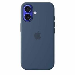 Apple iPhone 16 - Coque en silicone avec MagSafe - Denim