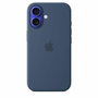 Apple iPhone 16 - Coque en silicone avec MagSafe - Denim