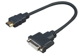 Vivolink Câble adaptateur Pro HDMI-DVI M/F 0,2 m