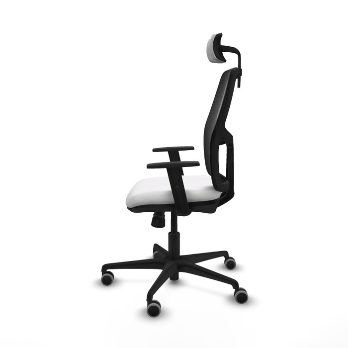 PIQUERAS Y CRESPO Chaise Alfera Synchro Blanc et Noir