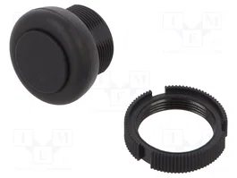 SCHNEIDER ELECTRIC Bouton-poussoir Harmony XAC plat noir 22mm IP65