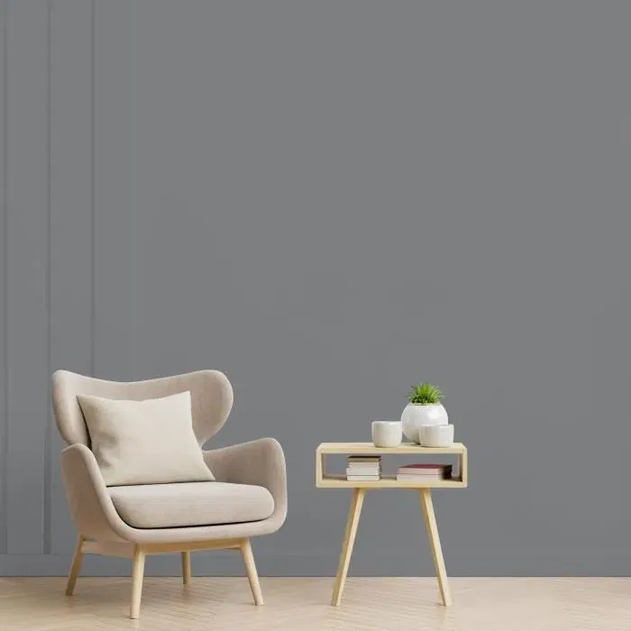 Ripolin Peinture Murale Satinée Ultra Couvrante et Lessivable, pour Cuisine, Salon, Chambre et Couloir - Gris Ardoise