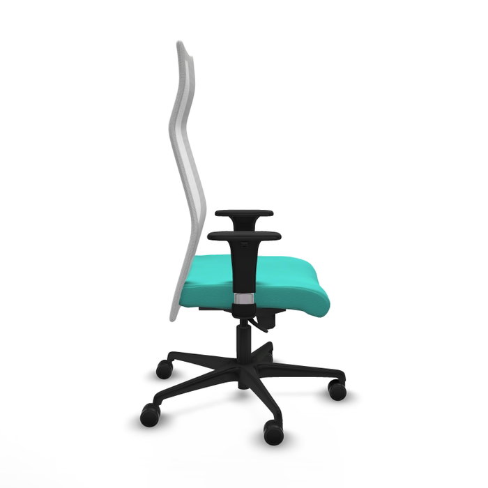 Piqueras y Crespo Chaise de Bureau Albacete Turquoise et Blanc