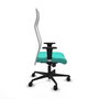Piqueras y Crespo Chaise de Bureau Albacete Turquoise et Blanc