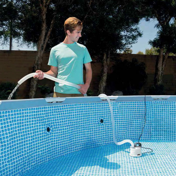 Intex Pompe vide piscine 28606 - 99W - 3595L/h