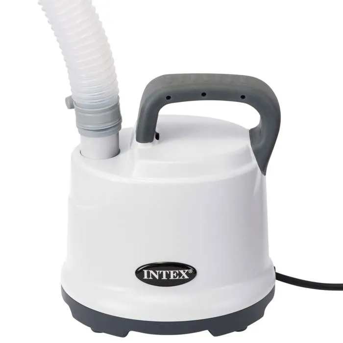 Intex Pompe vide piscine 28606 - 99W - Débit 3595 L/h avec adaptateur et tuyau 5 m - Pour piscine