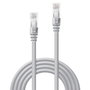 Lindy Câble Réseau RJ45 Catégorie 6 U/UTP Gris 20 m - Gigabit Ethernet 250 MHz, Contacts Dorés, Anti-Accroc