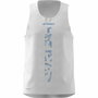 Maillot de Corps sans Manches pour Homme Adidas Terrex Xperior Blanc
