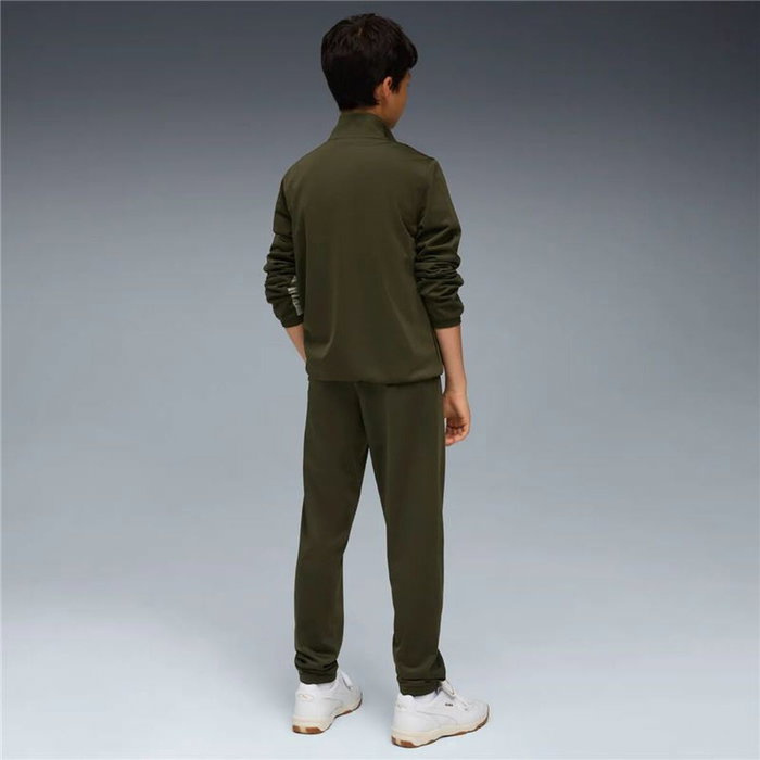 Survêtement Enfant Puma Poly Colorblock Olive 7,5