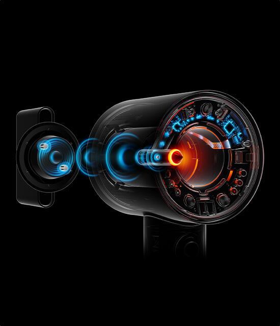 Dyson Supersonic Nural HD16 Bleu, orange