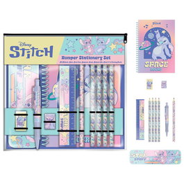 PYRAMID Set de Papeterie Disney Stitch - Ensemble d'articles de bureau (cahiers, stylos) - Dimensions : 25 x 23 x 4.5 cm