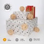 GSC Evolution Guirlande LED à boules en bois 1,35 m, lumière chaude
