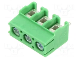 PHOENIX CONTACT PT1.5/3-5.0-H Barre de serrage pour PCB d'alimentation, 3 broches, 17,5A