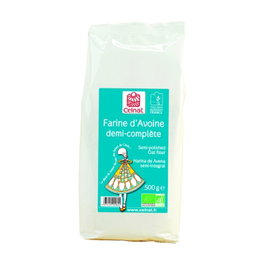 CELNAT Farine d'avoine semi-intégrale BIO 500 g