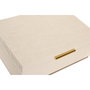 Home ESPRIT Boîte à bijoux Blanc Doré Bois (2 Unités)