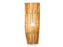 Giftdecor Lampe en bambou ronde petite naturelle 18,5 x 18,5 x 53 cm (Set de 4)