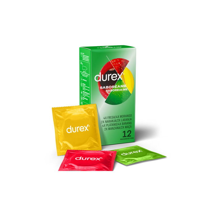 Durex TASTE ME FRUITS Préservatifs Aromatisés 12 Unités