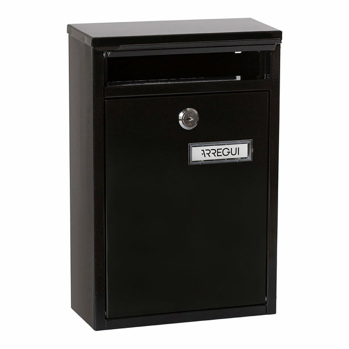 Boîte aux lettres Arregui Noir Acier 22 X 8 X 32 cm