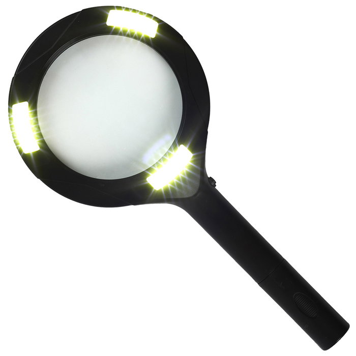 Je cherche une Idee Loupe de lecture 2,5x avec LED COB