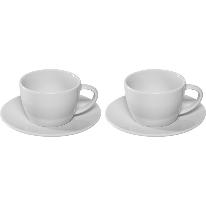 Jura Set de 2 tasses à cappuccino - 170 ml, Blanc