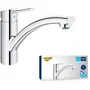 GROHE Mitigeur d'évier de cuisine Swift monocommande 30358000, mousseur économique, rotation 140°