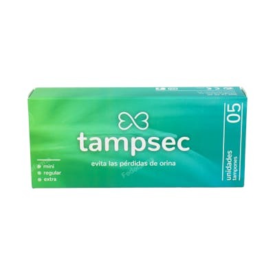 TAMPSEC Tampons pour incontinence urinaire régulière, 5 unités TAMPSEC Tampons pour incontinence urinaire régulière, 5 unités