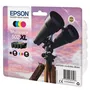 Epson Multipack Cartouche d'Encre 502 XL 4 Couleurs (Noir, Cyan, Jaune, Magenta) - Réf. C13T02W64020 - Compatible Expression Home XP-5100