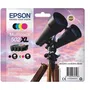 Epson Multipack Cartouche d'Encre 502 XL 4 Couleurs (Noir, Cyan, Jaune, Magenta) - Réf. C13T02W64020 - Compatible Expression Home XP-5100