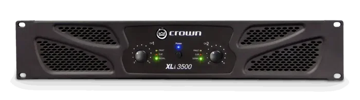 Crown Xli 3500 Amplificateur de puissance stéréo 2 canaux – 3500W, entrées XLR/RCA, mode ponté