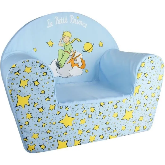Fun House Fauteuil Club Enfant Le Petit Prince - Mousse Légère, Housse Lavable - Origine France Garantie - Dimensions 42 x 52 x 33 cm Fun House Fauteuil Club Enfant Le Petit Prince - Mousse Légère, Housse Lavable - Origine France Garantie - Dimensions 42 x 52 x 33 cm