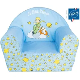 Fun House Fauteuil Club Enfant Le Petit Prince - Mousse Légère, Housse Lavable - Origine France Garantie - Dimensions 42 x 52 x 33 cm