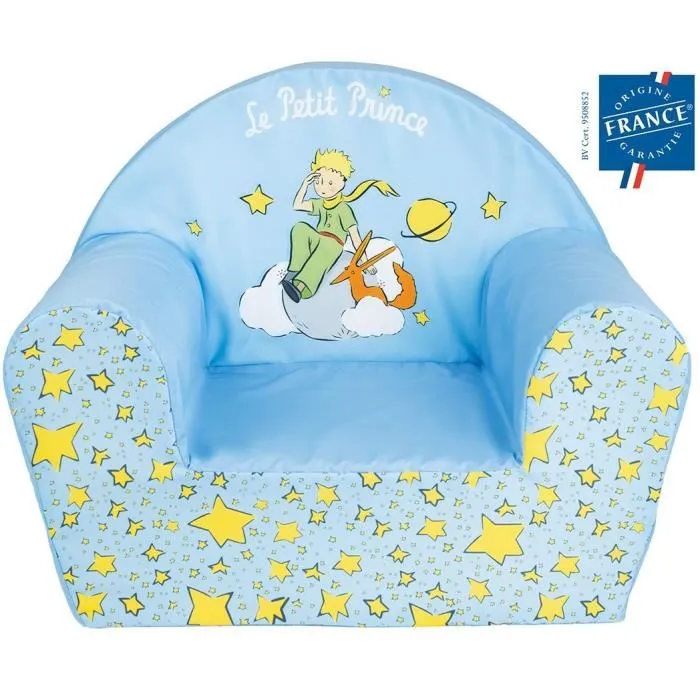 Fun House Fauteuil Club Enfant Le Petit Prince - Mousse Légère, Housse Lavable - Origine France Garantie - Dimensions 42 x 52 x 33 cm Fun House Fauteuil Club Enfant Le Petit Prince - Mousse Légère, Housse Lavable - Origine France Garantie - Dimensions 42 x 52 x 33 cm