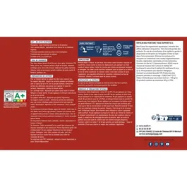 Ripolin - Peinture multi-supports rouge piment RAL 3000 mate - Protection UV, intempéries et corrosion - Pour bois, métal, béton, PVC - Pot de 2 litres