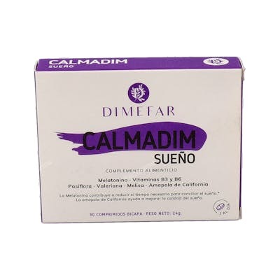 DIMEFAR CALMADIM sueño 30 comprimés DIMEFAR CALMADIM sueño 30 comprimés