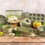 Ensemble de 3 moules à gâteaux Zenker Green Vision avec revêtement cire de carnauba - Moule à cake 30 cm, moule à panettone 18 cm, moule à savarin 26 cm - Anti-adhésif et écolo