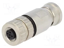 HARTING Connecteur M12 5 broches, droit, blindé, code A