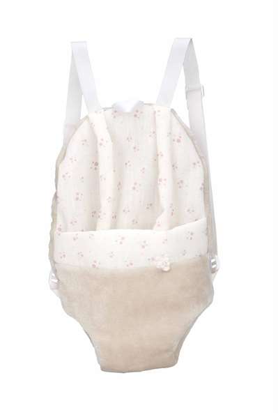 Muñecas Arias Portababe Beige pour Poupées de 40-45 cm - Âge minimum recommandé : 3 ans Muñecas Arias Portababe Beige pour Poupées de 40-45 cm - Âge minimum recommandé : 3 ans