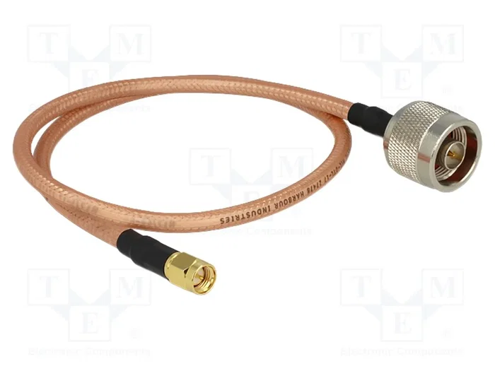 DELOCK Câble coaxial RG142 N mâle vers SMA mâle, 400mm DELOCK Câble coaxial RG142 N mâle vers SMA mâle, 400mm