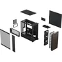 Fractal Design North XL Charbon Noir TG Dark - Boîtier PC E-ATX - Design Bois et Alliage - Ventilation Optimisée - 3 Ventilateurs 140mm - FD-C-NOR1X-02
