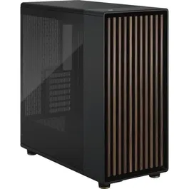 Fractal Design North XL Charbon Noir TG Dark - Boîtier PC E-ATX - Design Bois et Alliage - Ventilation Optimisée - 3 Ventilateurs 140mm - FD-C-NOR1X-02