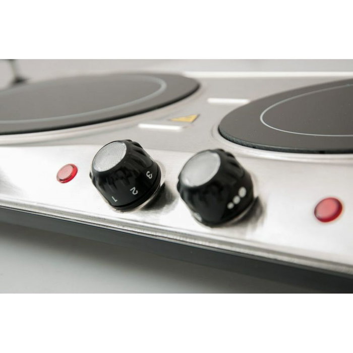 Plaque Électrique Eldom PH21 Blanc Noir 2000 W