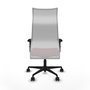 Piqueras y Crespo Chaise de Bureau Albacete, Granat et Blanc