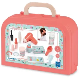 Ecoiffier Mademoiselle 1820 - Valisette Beauté Rétro pour Enfant dès 18 Mois - Coffret Maquillage Jouet avec Accessoires