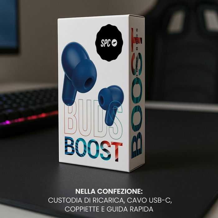 Casque SPC SPC 4630E BOOST BUDS ROYALE Bleu
