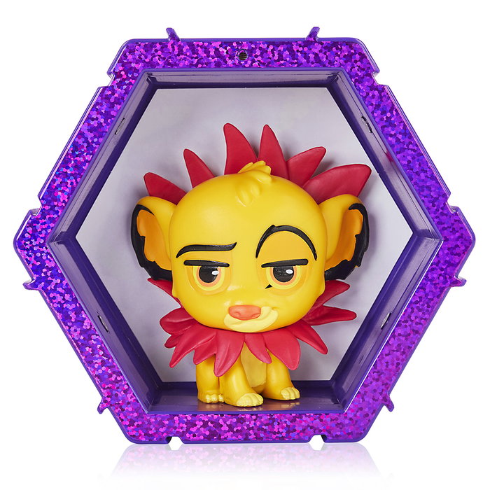 Wow Pods - Figurine LED Disney Classic Simba, Encajable et Apilable avec Effets Lumineux, Application 3D, 90+ Personnages, Recommandé à partir de 3 Ans